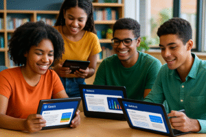 Estudantes brasileiros Gemini AI Pro educação tecnologia Google