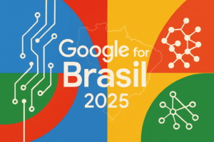Google for Brasil 2025 evento IA inteligência artificial logo oficial
